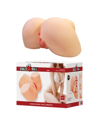 CRAZY BULL - LIORA XXL MASTURBATEUR VAGINAL ET ANAL DOUBLE