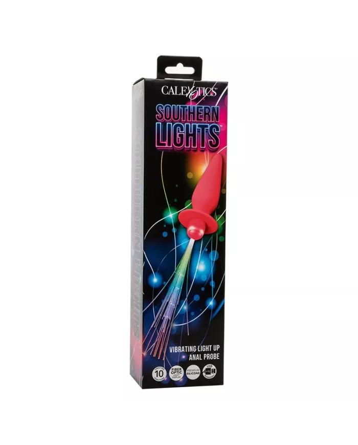 CALEXOTICS - SOUTHERN LIGHTS LIGHT UP PLUG ANAL 10 VIBRATIONS SILICONE ROSE CALEXOTICS - SOUTHERN LIGHTS LIGHT UP PLUG ANAL 10 VIBRATIONS SILICONE ROSE