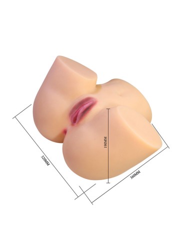 CRAZY BULL - LIORA XXL MASTURBATEUR VAGINAL ET ANAL DOUBLE