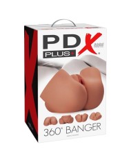 PDX PLUS - MASTURBATEUR RÉALISTE À 360° POUR FESSES ET VAGIN