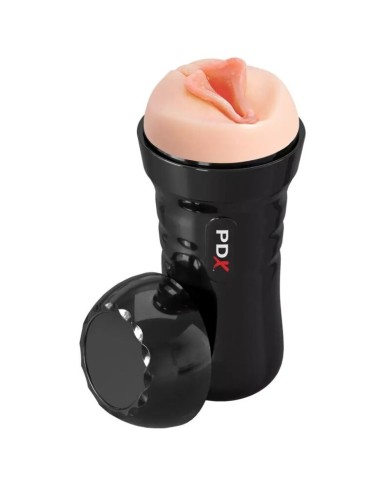 PDX EXTREME - MASTURBATEUR AUTOLUBRIFIÉ RÉALISTE AVEC DES LÈVRES SUPER DÉLICIEUSES