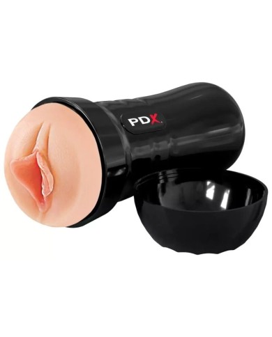 PDX EXTREME - MASTURBATEUR AUTOLUBRIFIÉ RÉALISTE AVEC DES LÈVRES SUPER DÉLICIEUSES
