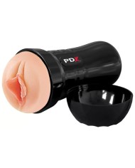 PDX EXTREME - MASTURBATEUR AUTOLUBRIFIÉ RÉALISTE AVEC DES LÈVRES SUPER DÉLICIEUSES