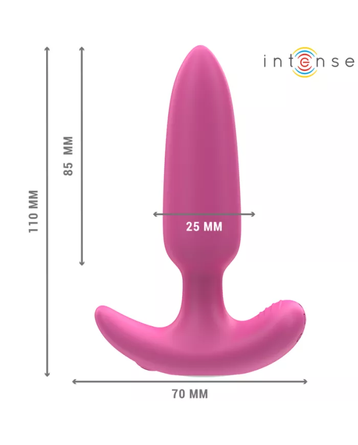 INTENSE - ROSS ANAL PLUG 10 VIBRATIONS ROSE TÉLÉCOMMANDE