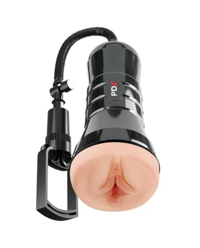 PDX EXTREME - WET PUSSIES SUPER SUCCEUR XXL LÉGER CARESSEUR VAGINAL AVEC SUCCION 27,3 CM