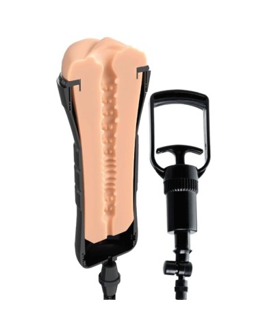 PDX EXTREME - WET PUSSIES SUPER SUCCEUR XXL LÉGER CARESSEUR VAGINAL AVEC SUCCION 27,3 CM