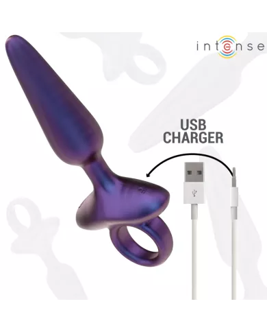 INTENSE - MARLON PLUG ANAL VIBRANT MODÈLE 4 TÉLÉCOMMANDE