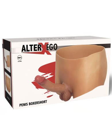 DÉSIR CACHÉ - ALTER EGO BOXERSHOT AVEC PÉNIS DE 18 CM TAILLE L