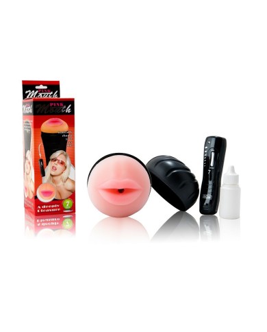 BAILE - MASTURBATEUR DE BOUCHE AVEC VIBRATEUR 7 RYTHMES