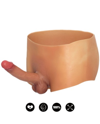 DÉSIR CACHÉ - ALTER EGO BOXERSHOT AVEC PÉNIS DE 18 CM TAILLE S/M