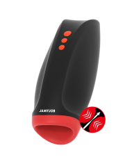 JAMYJOB - MASTURBATEUR NOVAX AVEC VIBRATION ET COMPRESSION