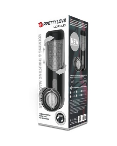 PRETTY LOVE - MASTURBATEUR RECHARGEABLE MULTIFONCTION LORELEI