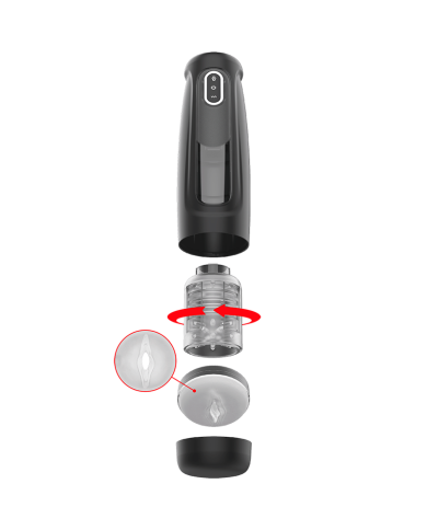 JAMYJOB - TORNADO 360 ROTATION TECH STROKER