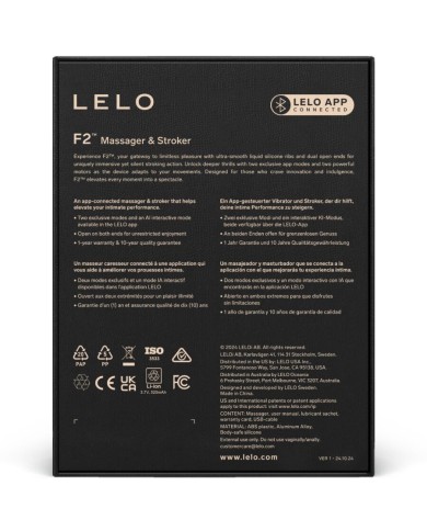 LELO - MASTURBATEUR POUR HOMME F2S™ TEAL BLEU