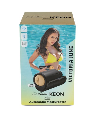 KIIROO - KEON WIFI COMBO VICTORIA JUNE MASTURBATEUR AUTOMATIQUE + FEEL STROKER