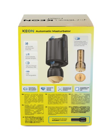 KIIROO - KEON WIFI COMBO VICTORIA JUNE MASTURBATEUR AUTOMATIQUE + FEEL STROKER