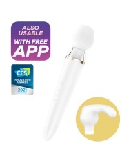 SATISFYER - APPLICATION DOUBLE WANDER BLANCHE