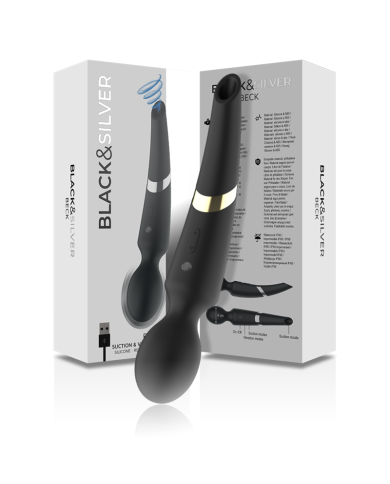 BLACK&SILVER - BAGUETTE ET VENTOUSE BECK 2 EN 1 SILICONE