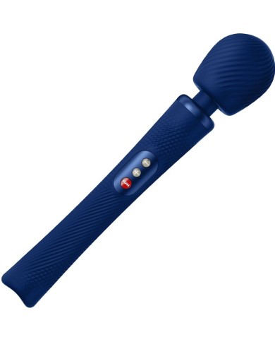 FUN FACTORY - VIM BAGUETTE RUMBLE VIBRANTE RECHARGEABLE EN SILICONE BLEU MINUIT