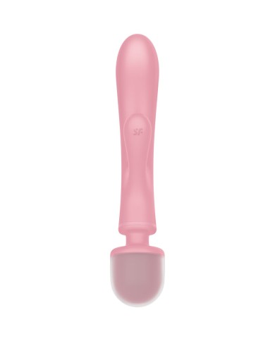 SATISFYER - MASSEUR VIBRATEUR LAPIN TRIPLE LOVER ROSE