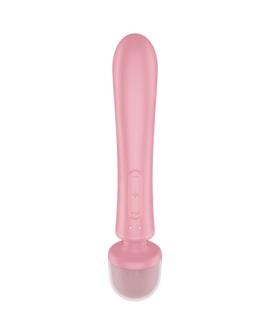 SATISFYER - MASSEUR VIBRATEUR LAPIN TRIPLE LOVER ROSE