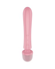 SATISFYER - MASSEUR VIBRATEUR LAPIN TRIPLE LOVER ROSE