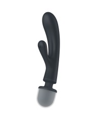 SATISFYER - MASSEUR VIBRATEUR LAPIN TRIPLE LOVER ROSE