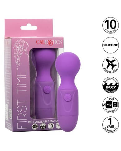 CALEXOTICS - FIRST TIME MASSEUR RECHARGEABLE 10 VIBRATIONS VIOLET