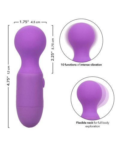 CALEXOTICS - FIRST TIME MASSEUR RECHARGEABLE 10 VIBRATIONS VIOLET