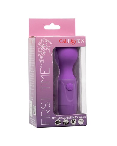 CALEXOTICS - FIRST TIME MASSEUR RECHARGEABLE 10 VIBRATIONS VIOLET