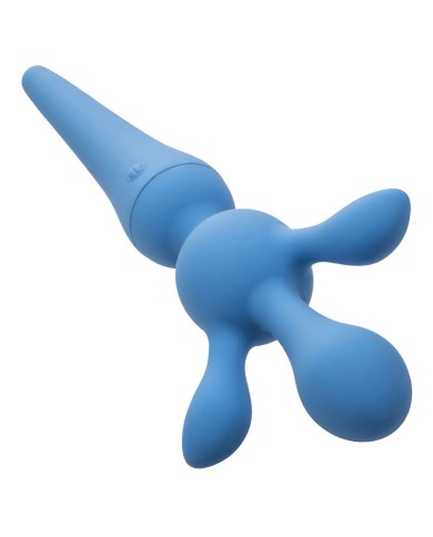 CALEXOTICS - COUTURE KIT VIBRATEUR WAND 10 VIBRATIONS BLEU