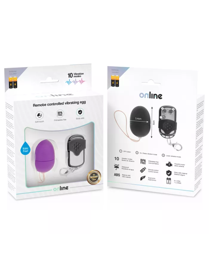 ONLINE - OEUF VIBRANT TÉLÉCOMMANDE S LILAS ONLINE - OEUF VIBRANT TÉLÉCOMMANDE S LILAS