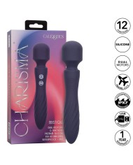CALEXOTICS - CHARISMA MYSTIQUE MASSEUR DOUBLE MOTEURS 12 FONCTIONS 20,5 CM X 4,5 CM VIOLET