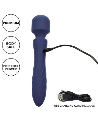 CALEXOTICS - CHARISMA MYSTIQUE MASSEUR DOUBLE MOTEURS 12 FONCTIONS 20,5 CM X 4,5 CM VIOLET