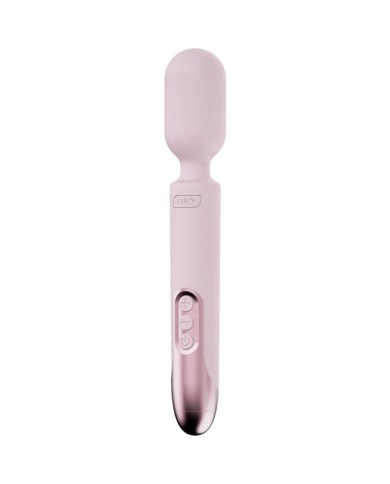 KIIROO - PROWAND VIBRATEUR WAND TÉLÉCOMMANDE + APPLICATION GRATUITE ROSE