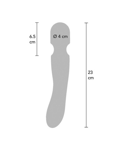 TOYJOY - BAGUETTE DE MASSAGE ZENITH LIGHT NOIRE