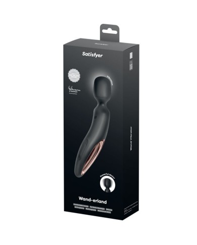 SATISFYER - MASSEUR VIBRANT WAND ERLAND NOIR