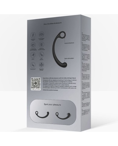 SNAIL VIBE - BAGUETTE DE MASSAGE VIBRANTE AXI NOIRE