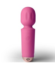 ROCKS-OFF - MINI BAGUETTE RECHARGEABLE 16 FONCTIONS TULIPE NOIRE