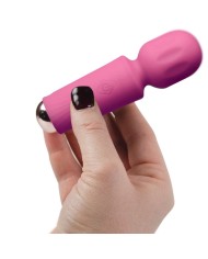 ROCKS-OFF - MINI BAGUETTE RECHARGEABLE 16 FONCTIONS TULIPE NOIRE