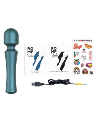 ROMP - PRESTO MINI VIBRATEUR À TÊTE FLEXIBLE VERTE