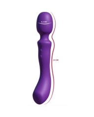 SHE.E.O - BÂTONNET DE MASSAGE VIBRANT À DOUBLE EXTRÉMITÉ VIBRANT