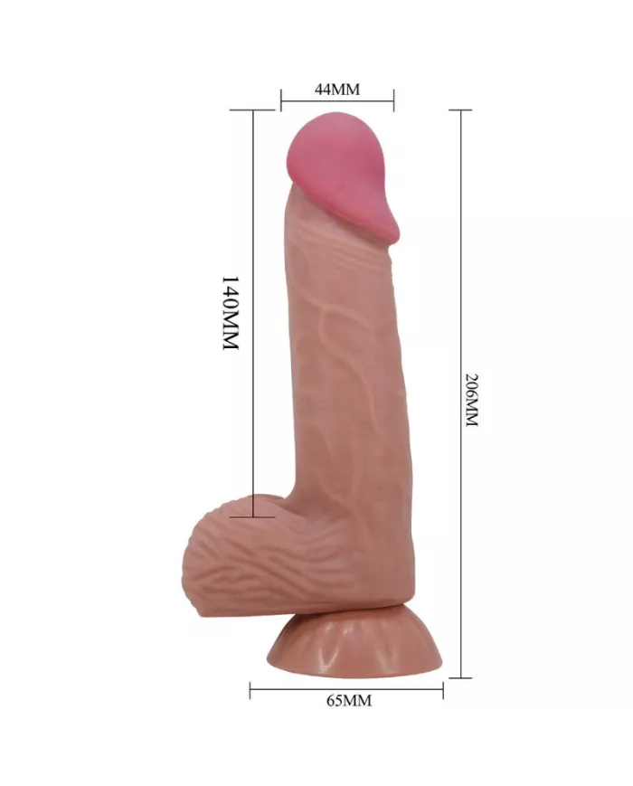 PRETTY LOVE - SÉRIE SLIDING SKIN GODE RÉALISTE AVEC VENTOUSE COULISSANTE PEAU BRUN 20,6 CM PRETTY LOVE - SÉRIE SLIDING SKIN GODE RÉALISTE AVEC VENTOUSE COULISSANTE PEAU BRUN 20,6 CM
