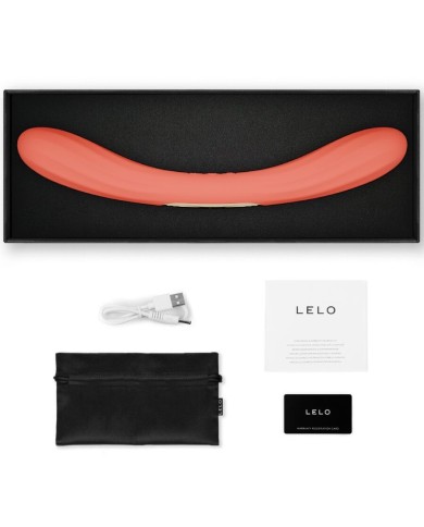 LELO - BOOMERANG VIBRATEUR DOUBLE EXTENSION ROUGE CORAIL