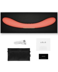 LELO - BOOMERANG VIBRATEUR DOUBLE EXTENSION ROUGE CORAIL