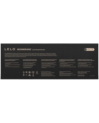 LELO - BOOMERANG VIBRATEUR DOUBLE EXTENSION ROUGE CORAIL