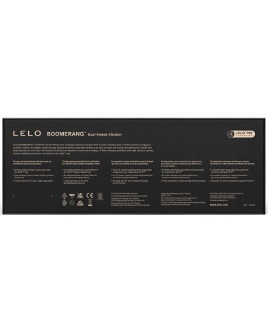 LELO - BOOMERANG VIBRATEUR À DOUBLE EXTRÉMITÉ VIOLET
