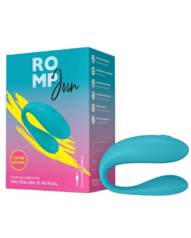 ROMP - JOIN VIBRATEUR TURQUOISE POUR COUPLES