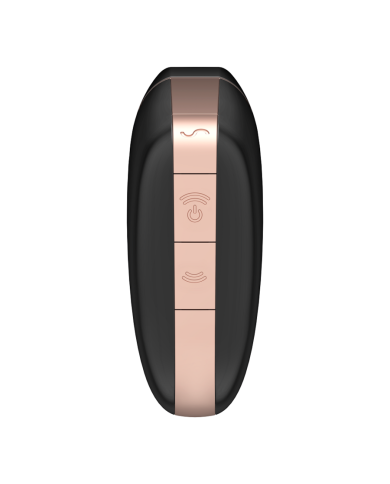 SATISFYER - STIMULATEUR ET VIBRATEUR AIR LOVE TRIANGLE NOIR
