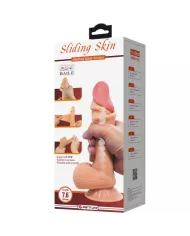 PRETTY LOVE - GODE RÉALISTE SÉRIE SLIDING SKIN AVEC VENTOUSE SLIDING SKIN 19,4 CM